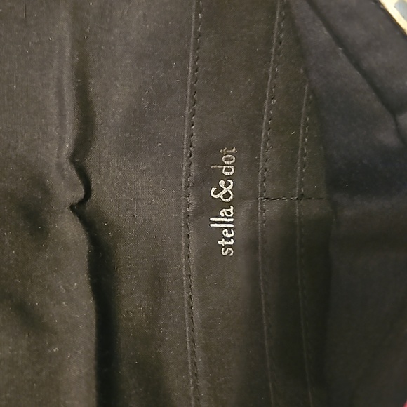 Stella & Dot Taj Bohemian Multicolored Striped Fringe Clutch - Picture 4 of 11